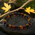 Bracelet Œil De Tigre-Faucon-Taureau