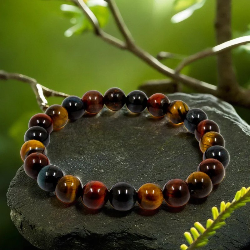 Bracelet Œil De Tigre-Faucon-Taureau