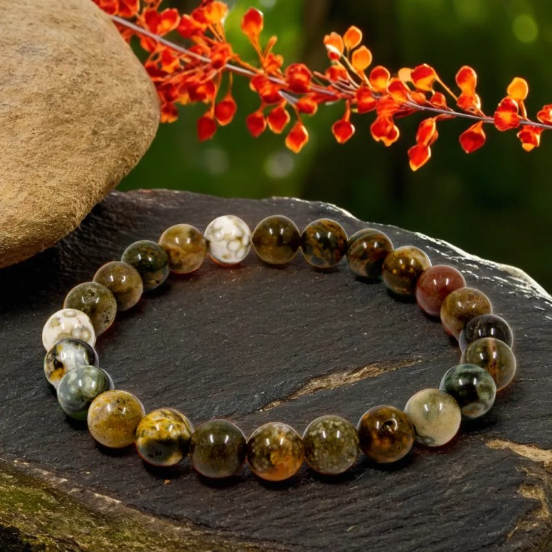 Bracelet Jaspe Léopard