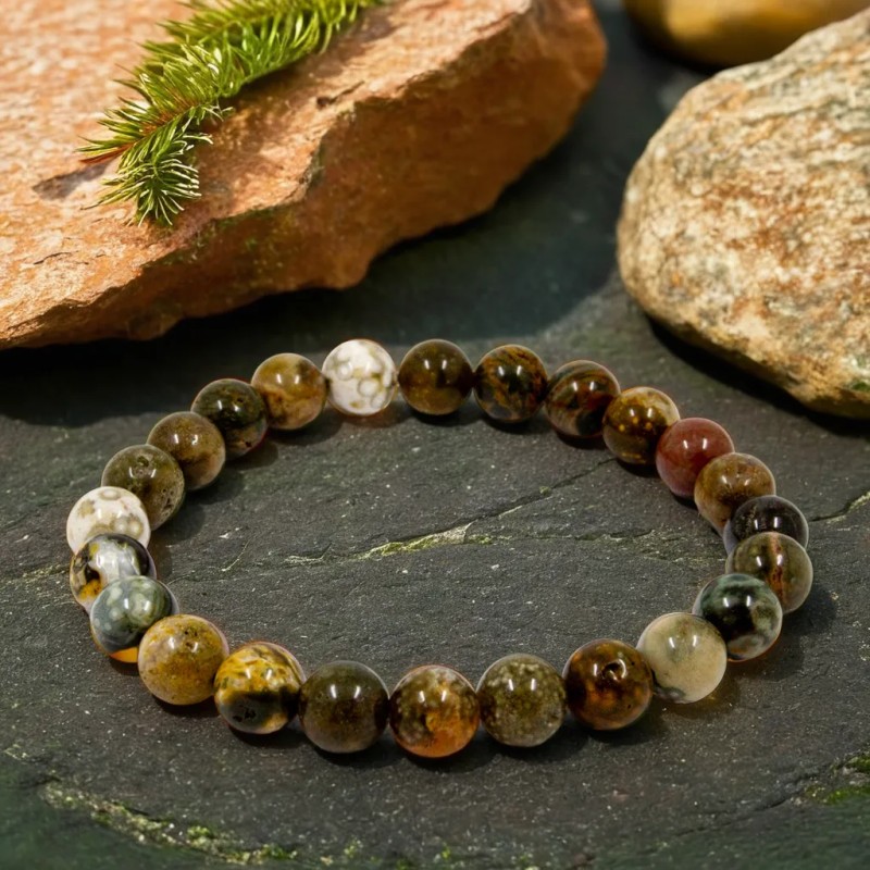 Bracelet Jaspe Léopard