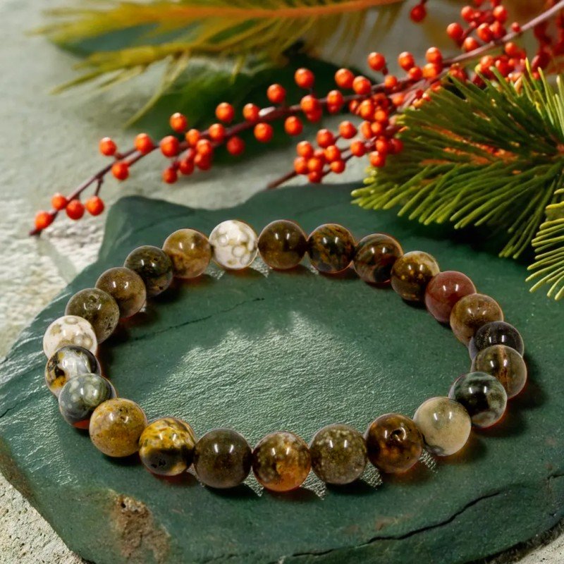 Bracelet Jaspe Léopard