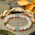 Bracelet Morganite et Aigue-Marine