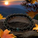 Bracelet Œil De Faucon Bleu Foncé