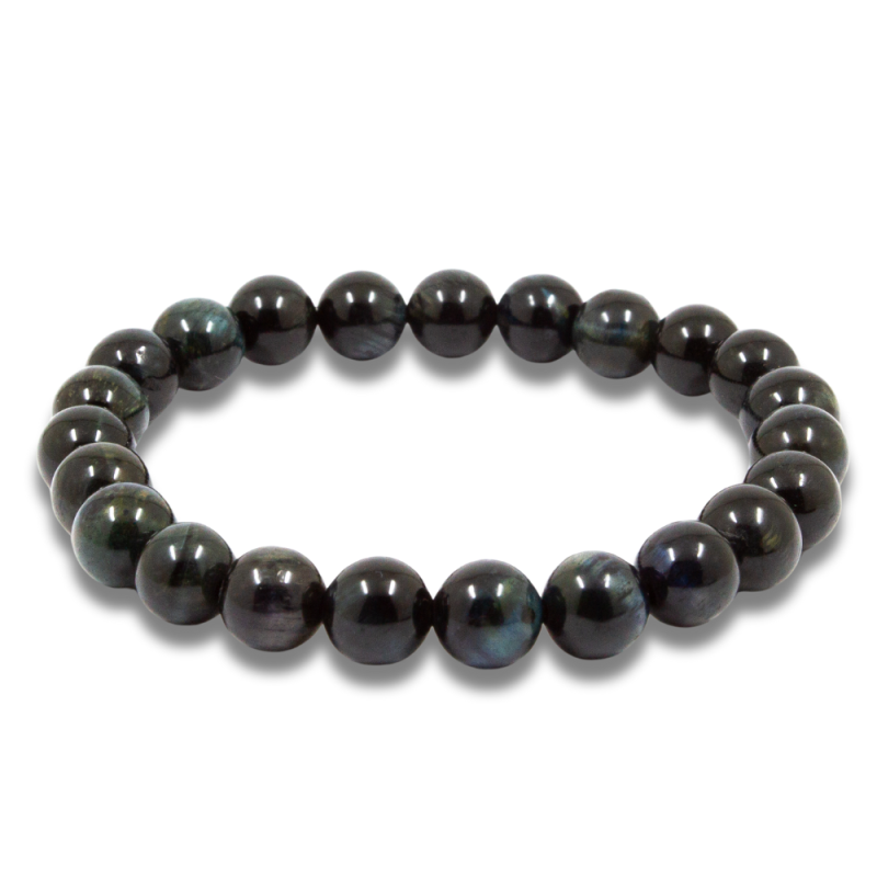 Bracelet Œil De Faucon Bleu Foncé