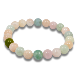 Bracelet Morganite et Aigue-Marine