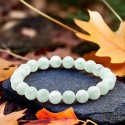 Bracelet Pierre De Lune Verte (Garniérite)