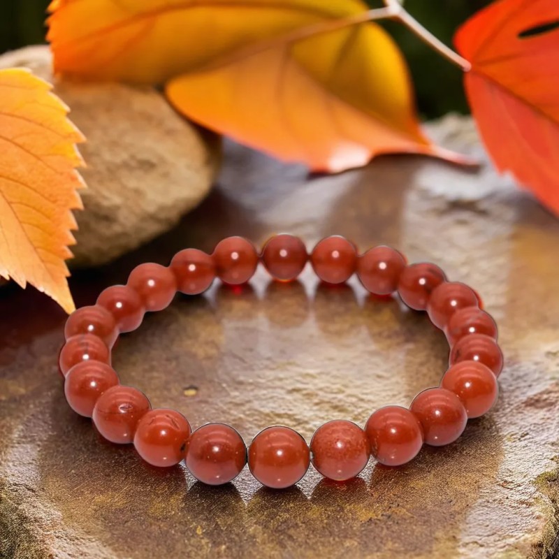 Bracelet Jaspe Rouge