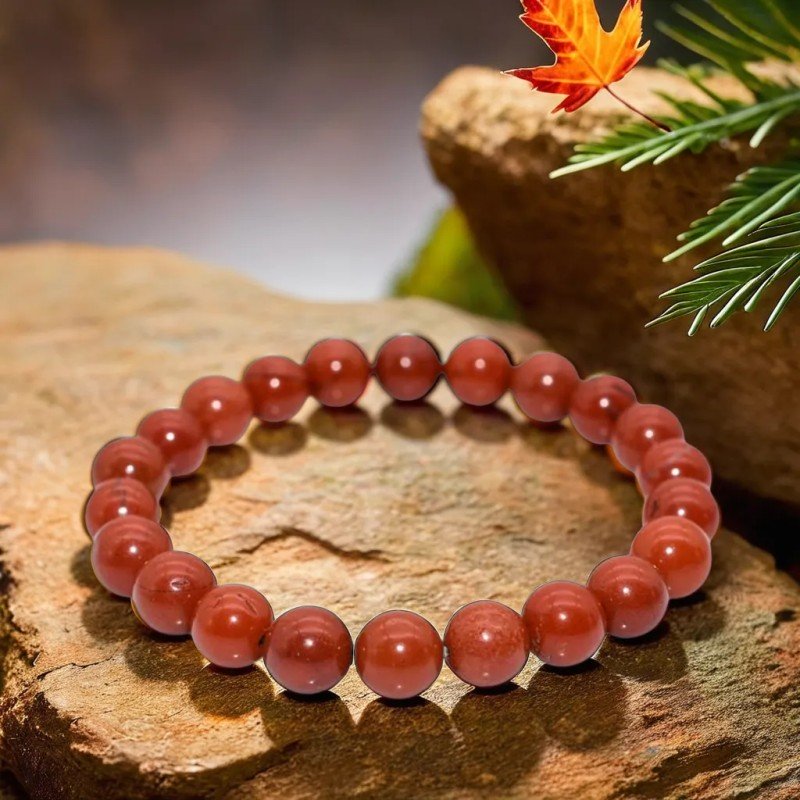 Bracelet Jaspe Rouge